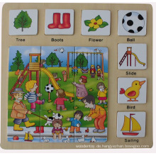 Pädagogisches Holz Puzzle Hölzernes Spielzeug (34772)